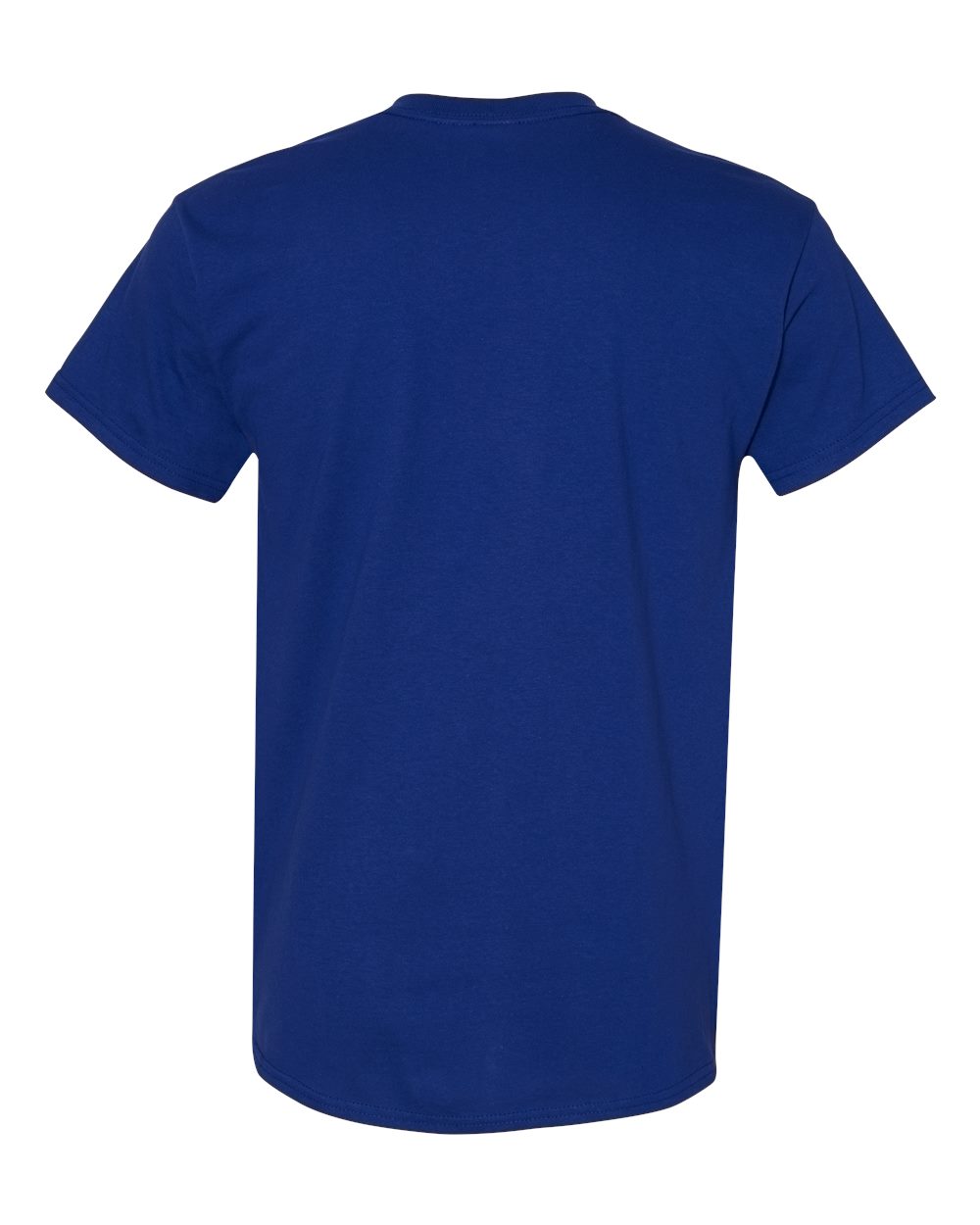 Gildan 5000 Unisex Heavy Cotton™ T-Shirt - Fan Deep Royal - Back View