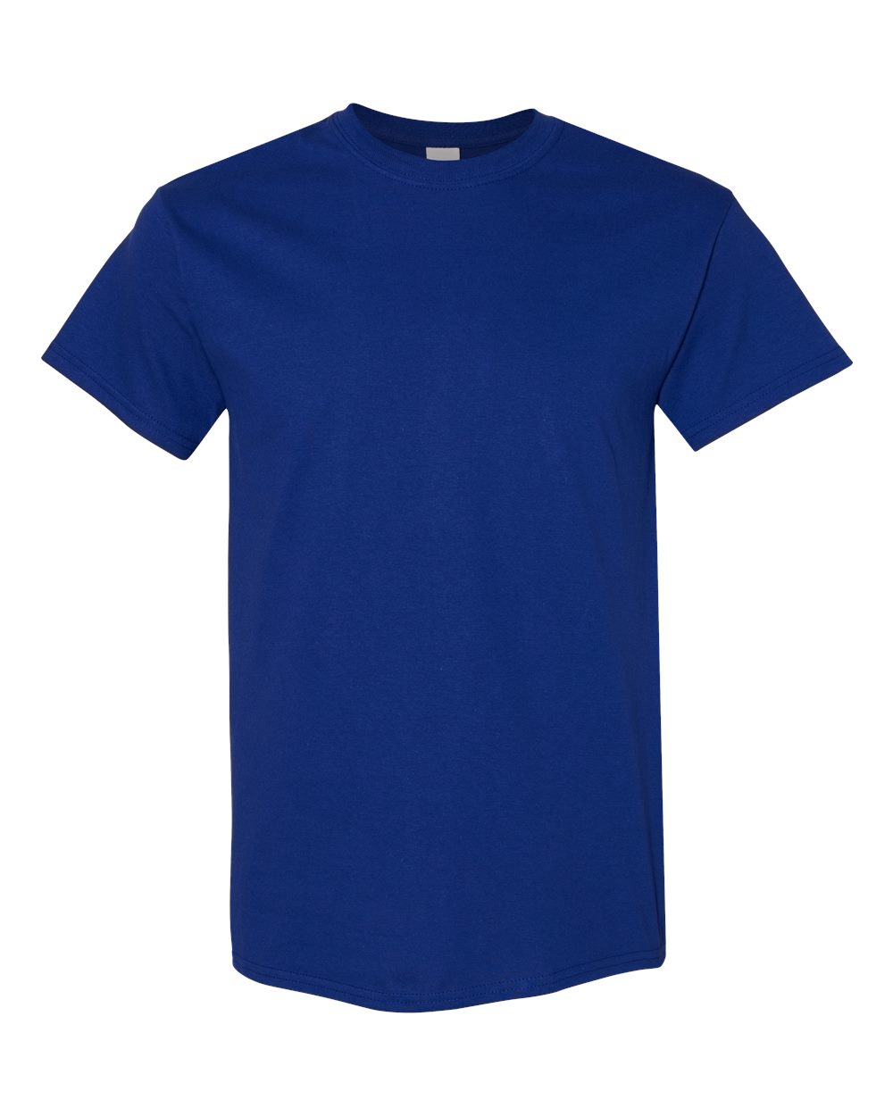Gildan 5000 Unisex Heavy Cotton™ T-Shirt - Fan Deep Royal - Front View