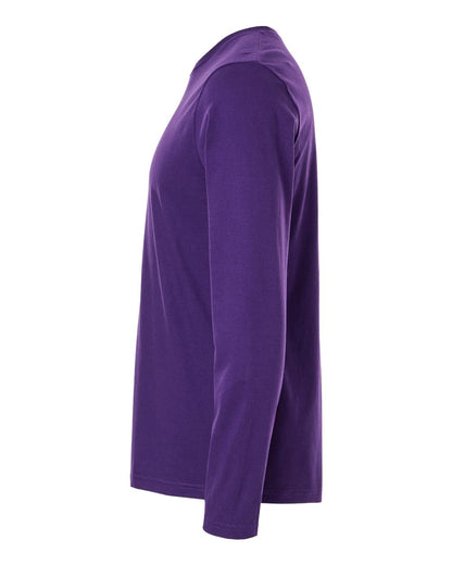 Gildan 64400 Unisex Softstyle® Long Sleeve T-Shirt - Purple - Direct Side