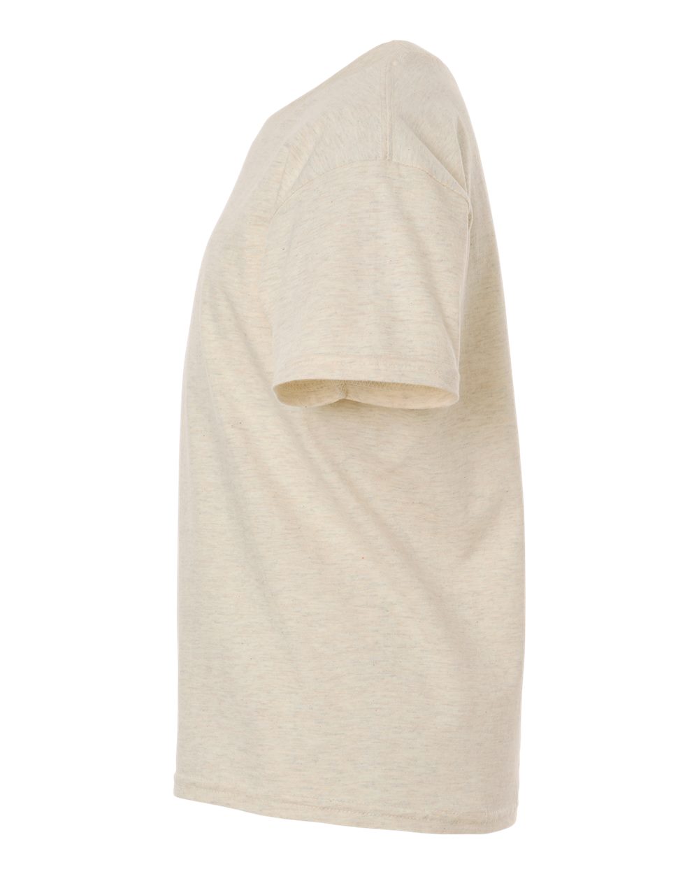 Gildan 64000B Youth Softstyle® T-Shirt - Heather Oatmeal - Direct Side