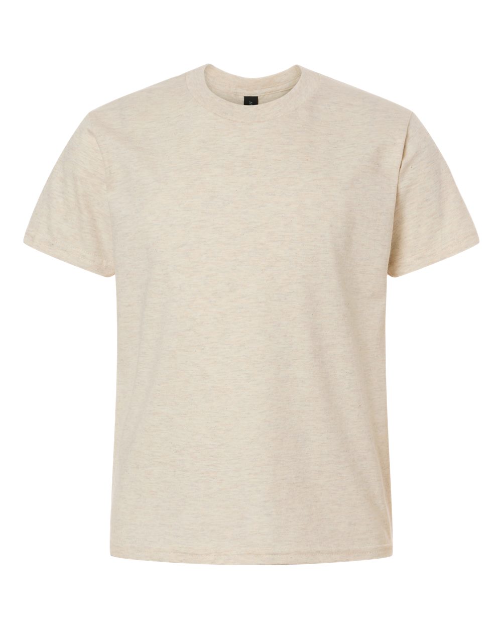 Gildan 64000B Youth Softstyle® T-Shirt - Heather Oatmeal - Front View