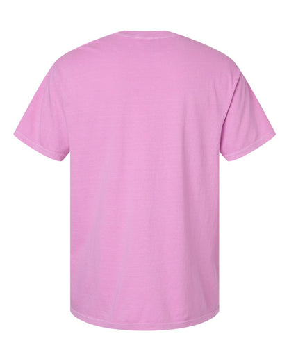 Comfort Colors 1717 Unisex Garment-Dyed Heavyweight T-Shirt - Rose Quartz - Back View