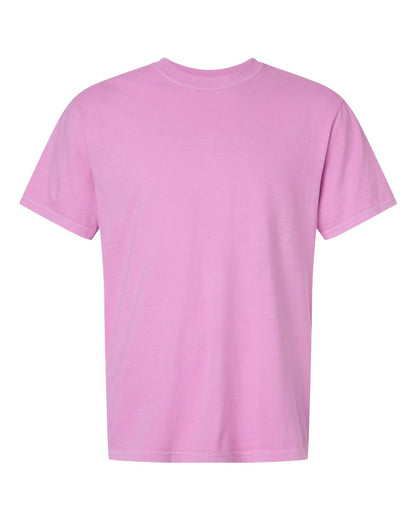 Comfort Colors 1717 Unisex Garment-Dyed Heavyweight T-Shirt - Rose Quartz - Front View