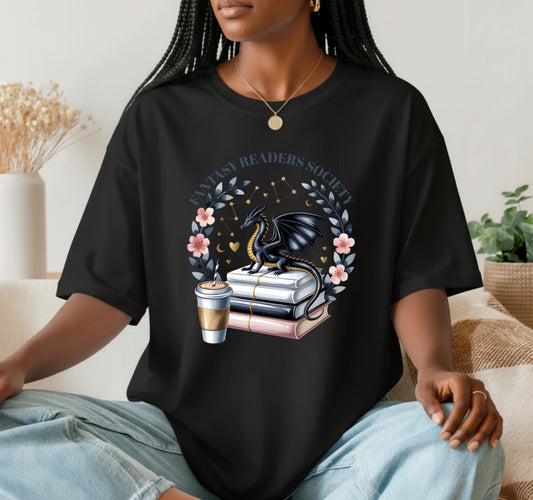 FANTASY READERS SOCIETY DRAGON – Booktrovert DTF Transfer