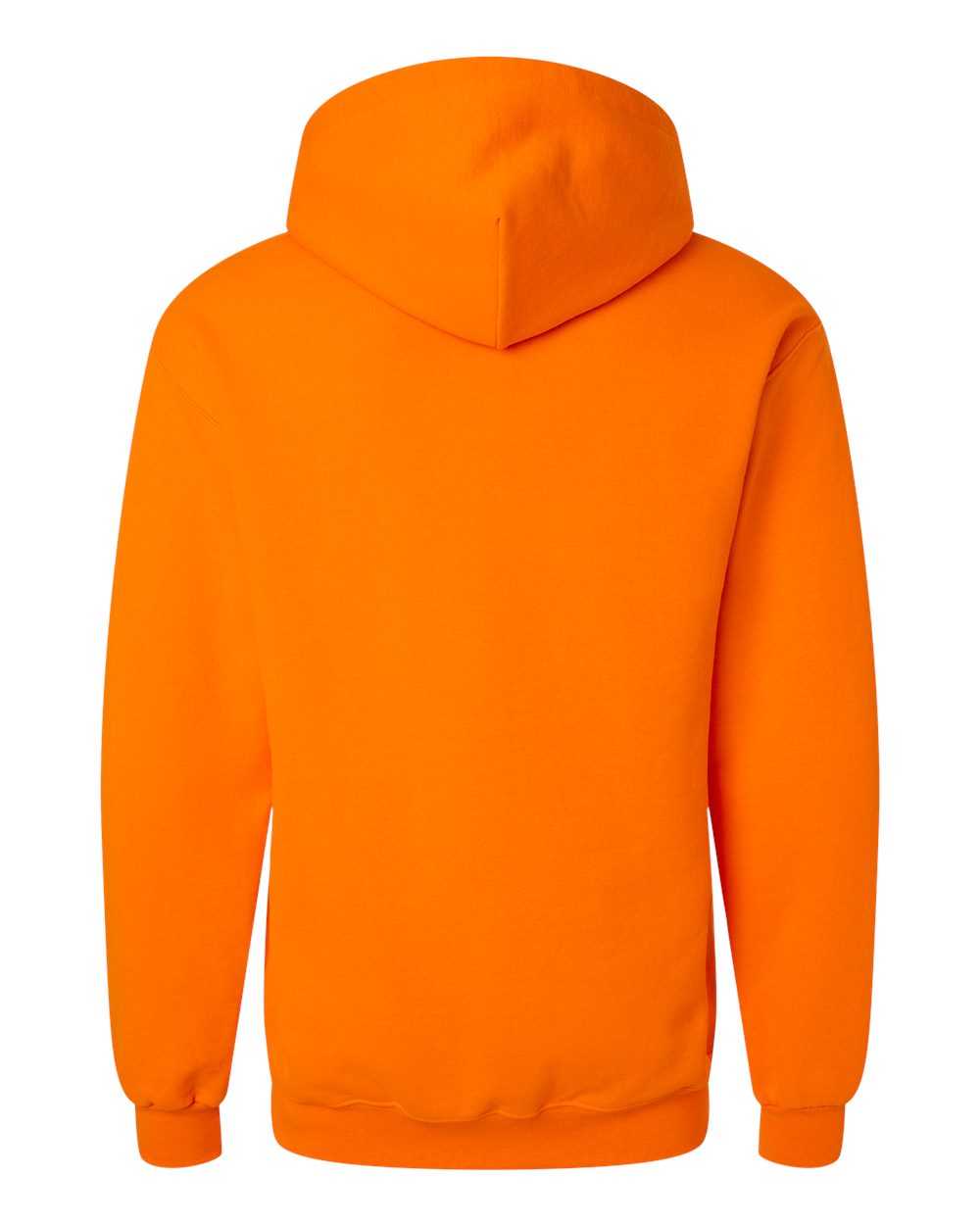Gildan 19500 Unisex Hammer™ Maxweight Hooded Sweatshirt - Safety Orange - Back View