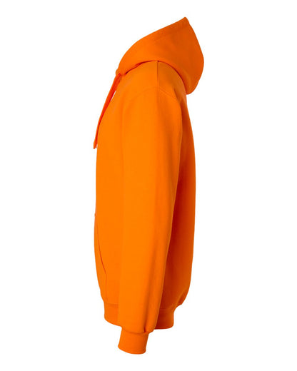 Gildan 19500 Unisex Hammer™ Maxweight Hooded Sweatshirt - Safety Orange - Direct Side