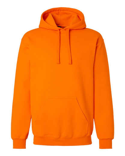 Gildan 19500 Unisex Hammer™ Maxweight Hooded Sweatshirt - Safety Orange - Front View