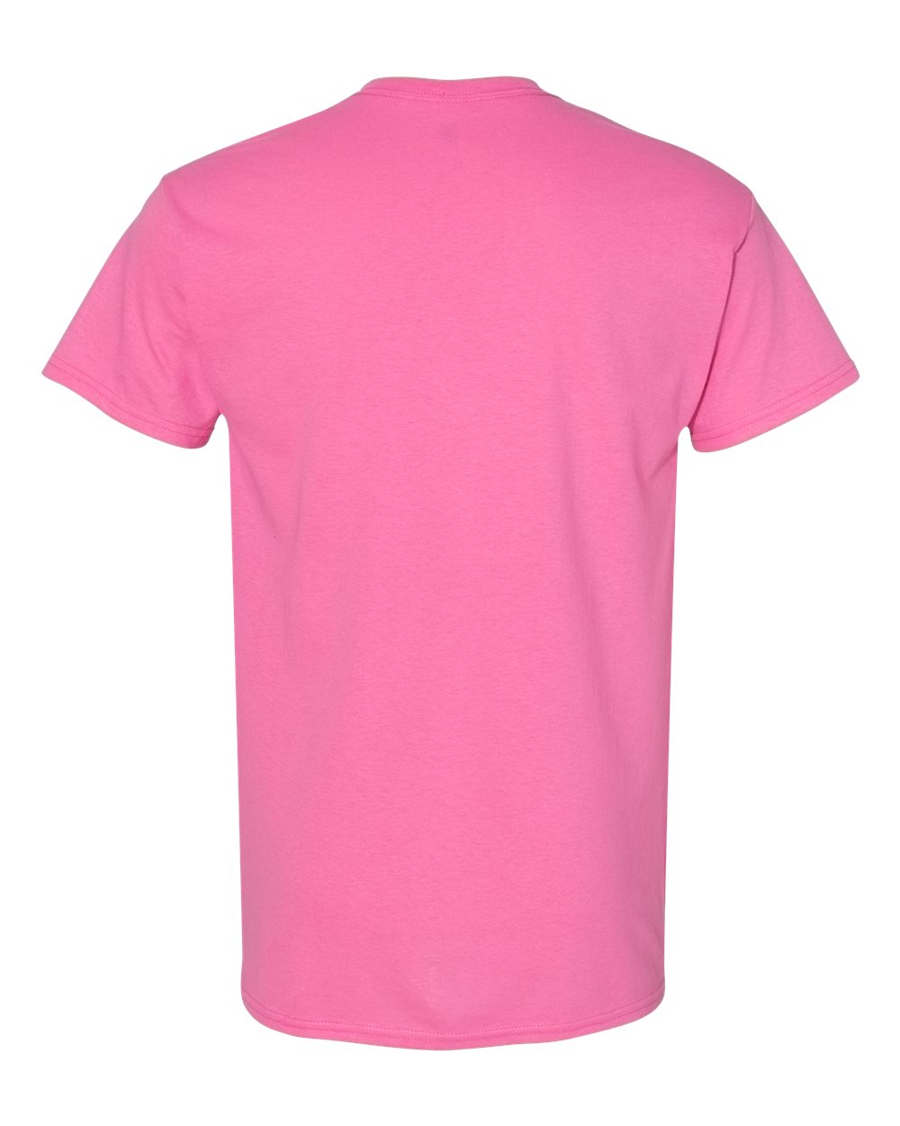 Gildan 5000 Unisex Heavy Cotton™ T-Shirt - Azalea - Back View