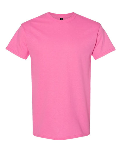 Gildan 5000 Unisex Heavy Cotton™ T-Shirt - Azalea - Front View