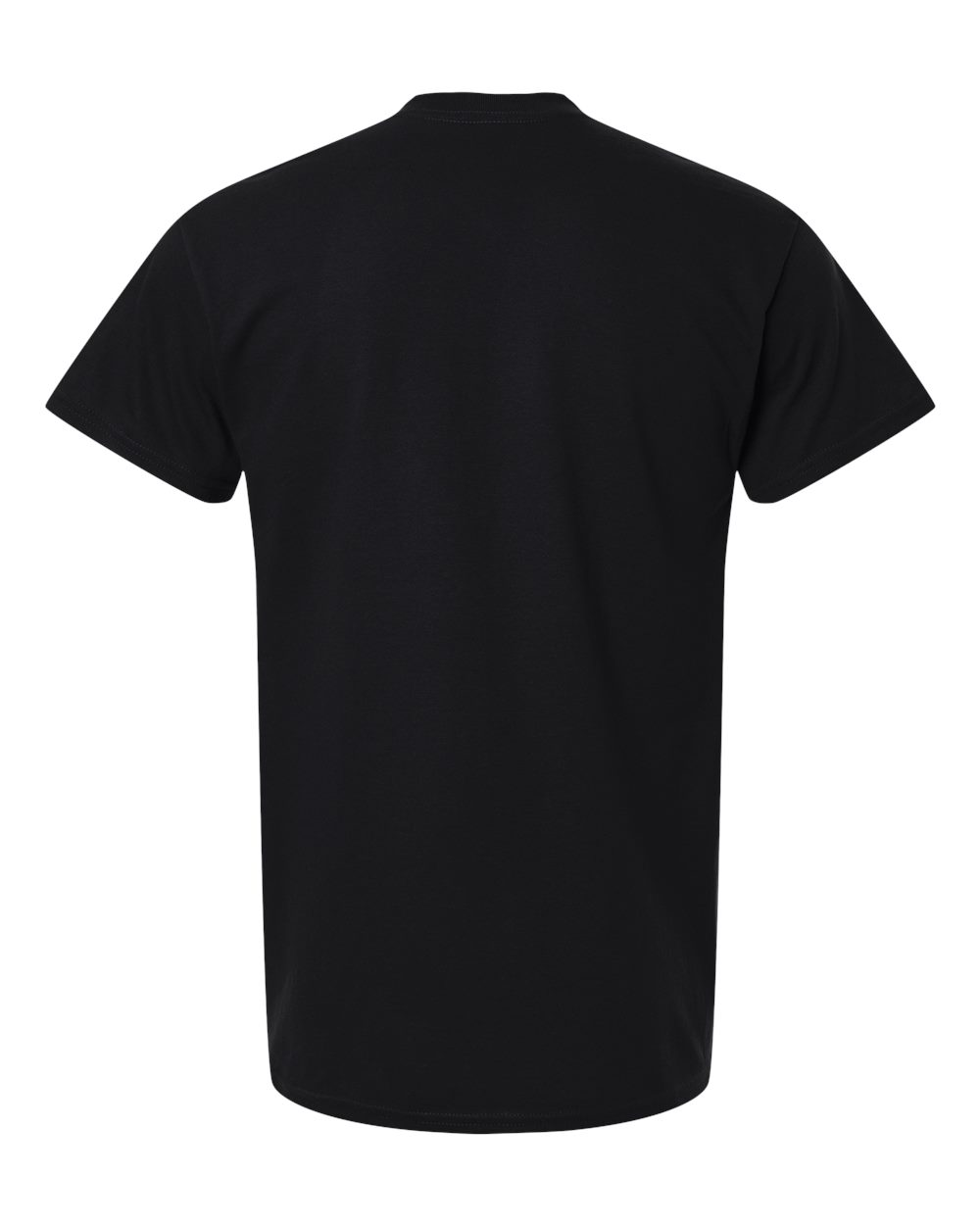 Gildan 5000 Unisex Heavy Cotton™ T-Shirt - Black - Back View