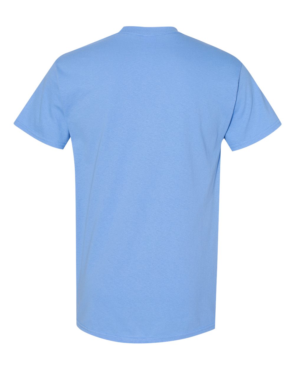 Gildan 5000 Unisex Heavy Cotton™ T-Shirt - Carolina Blue - Back View
