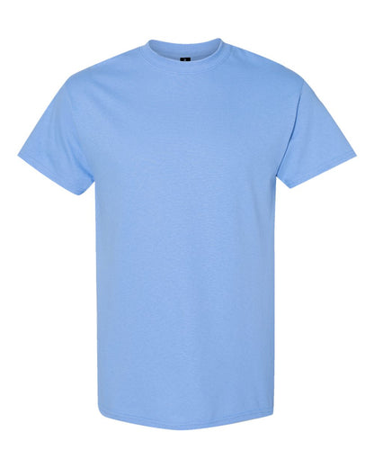 Gildan 5000 Unisex Heavy Cotton™ T-Shirt - Carolina Blue - Front View