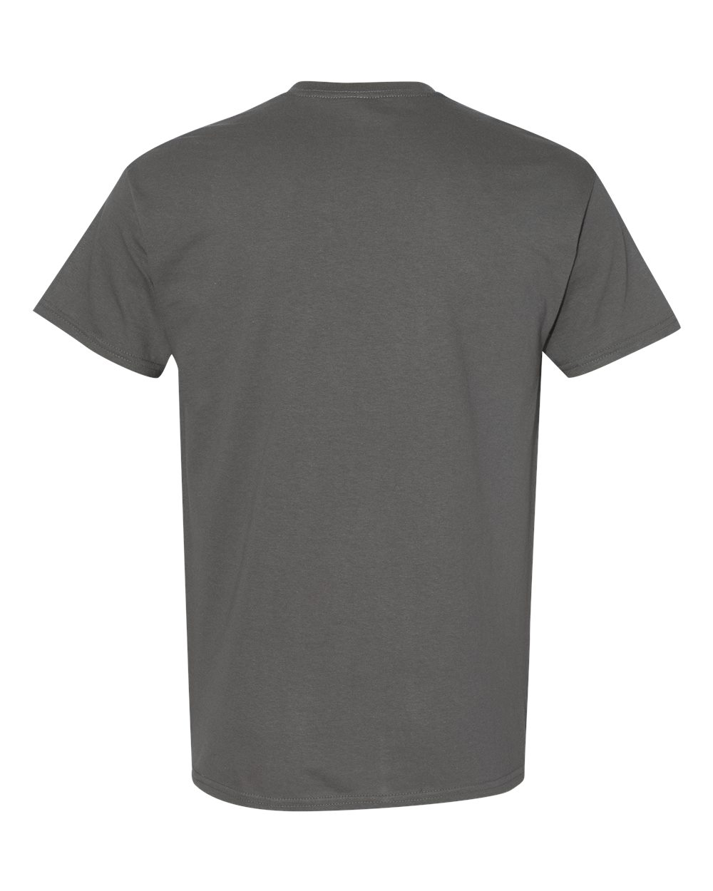 Gildan 5000 Unisex Heavy Cotton™ T-Shirt - Charcoal - Back View
