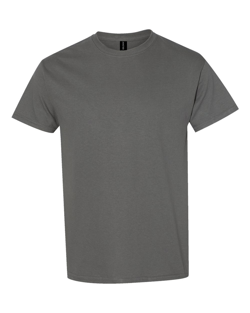Gildan 5000 Unisex Heavy Cotton™ T-Shirt - Charcoal - Front View