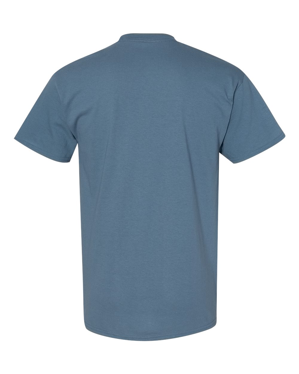 Gildan 5000 Unisex Heavy Cotton™ T-Shirt - Indigo Blue - Back View