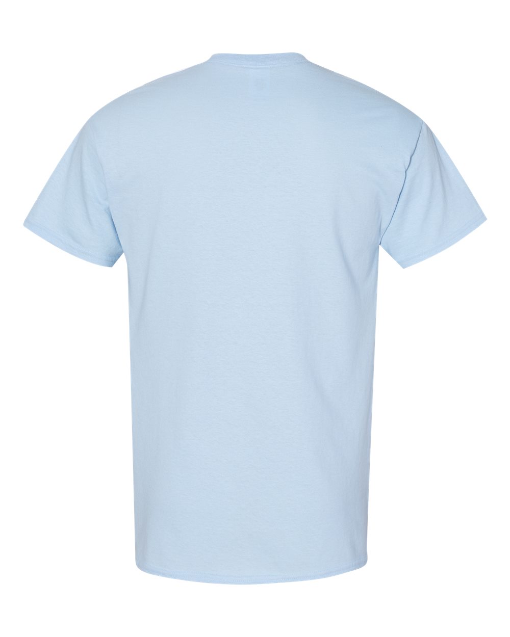Gildan 5000 Unisex Heavy Cotton™ T-Shirt - Light Blue - Back View