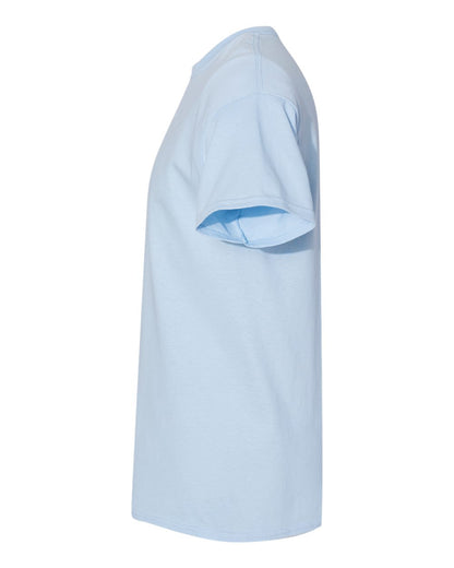 Gildan 5000 Unisex Heavy Cotton™ T-Shirt - Light Blue - Direct Side