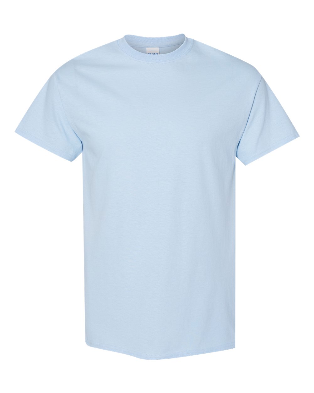 Gildan 5000 Unisex Heavy Cotton™ T-Shirt - Light Blue - Front View