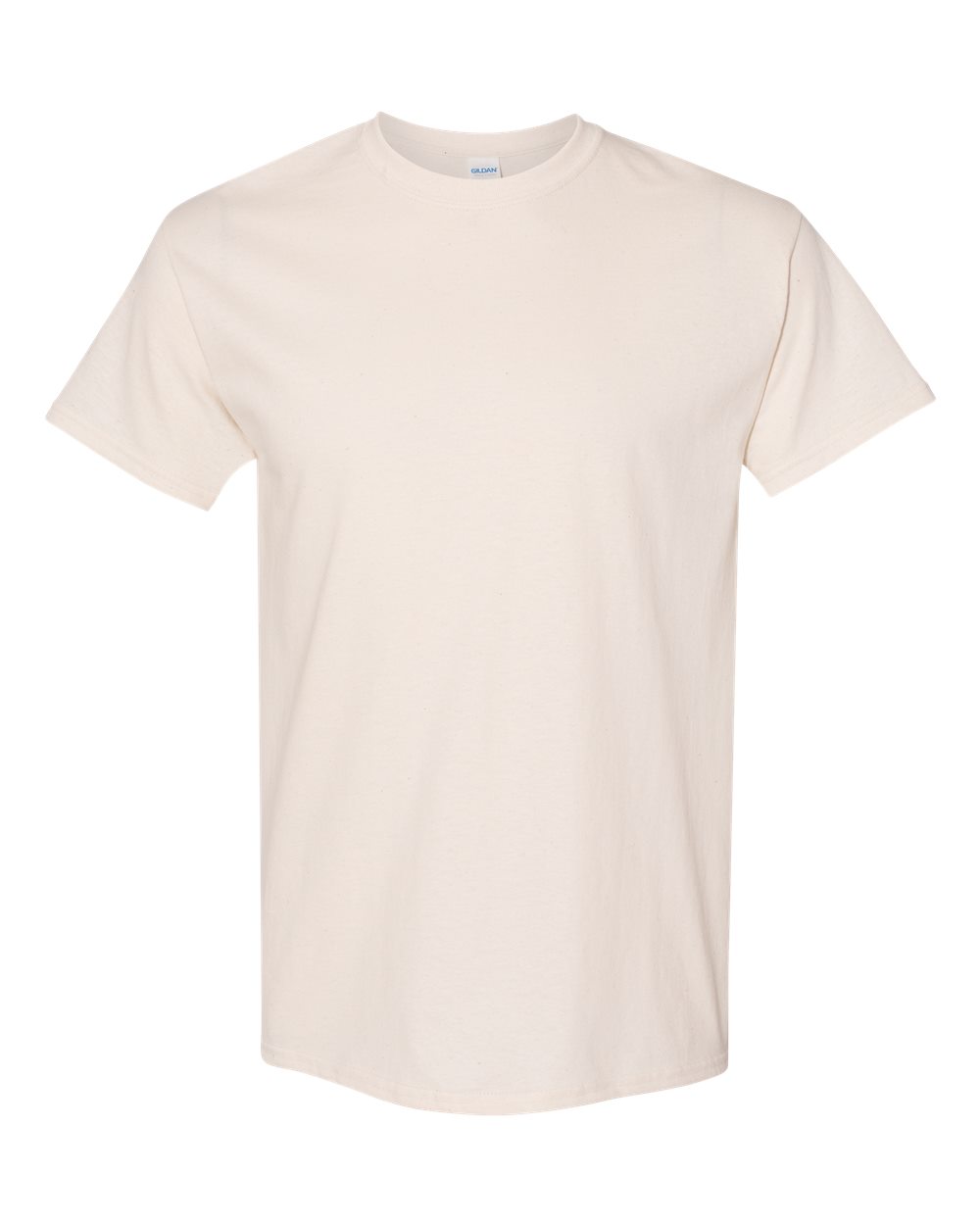 Gildan 5000 Unisex Heavy Cotton™ T-Shirt - Natural - Front View