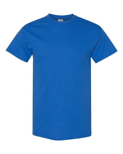 Gildan 5000 Unisex Heavy Cotton™ T-Shirt - Royal - Front View