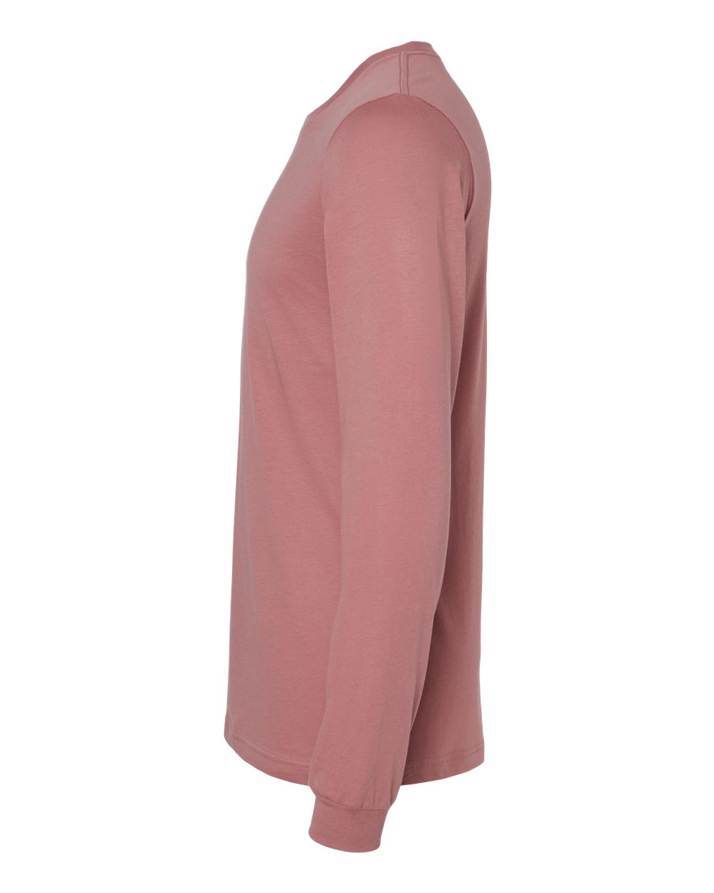 BELLA + CANVAS 3501 Unisex Jersey Long Sleeve Tee - Mauve - Direct Side