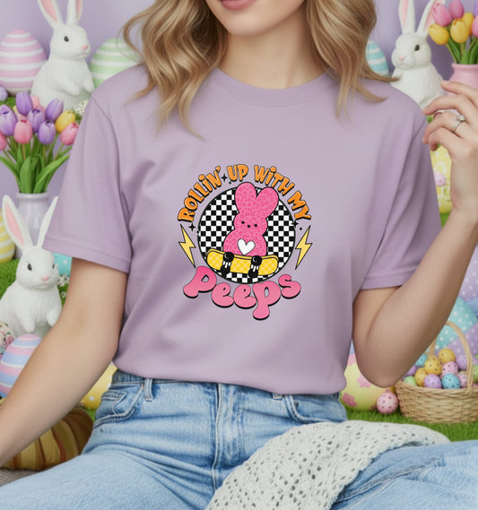 Rollin Up With My Peeps – Easter DTF Transfer