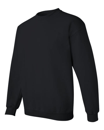 Gildan 18000 Unisex Heavy Blend™ Crewneck Sweatshirt - Black - Side View