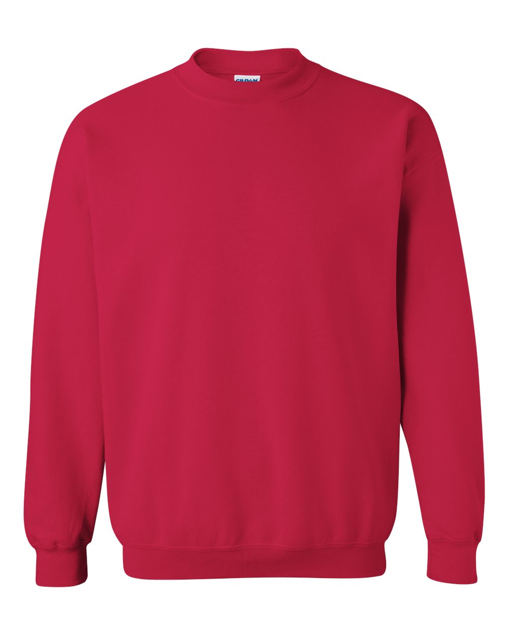 Gildan 18000 Unisex Heavy Blend™ Crewneck Sweatshirt - Cherry Red - Front View