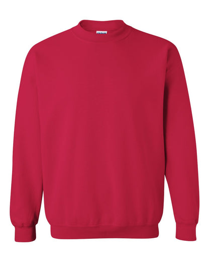 Gildan 18000 Unisex Heavy Blend™ Crewneck Sweatshirt - Cherry Red - Front View