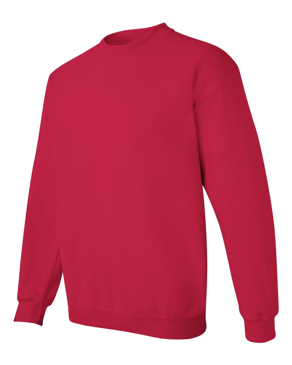 Gildan 18000 Unisex Heavy Blend™ Crewneck Sweatshirt - Cherry Red - Side View