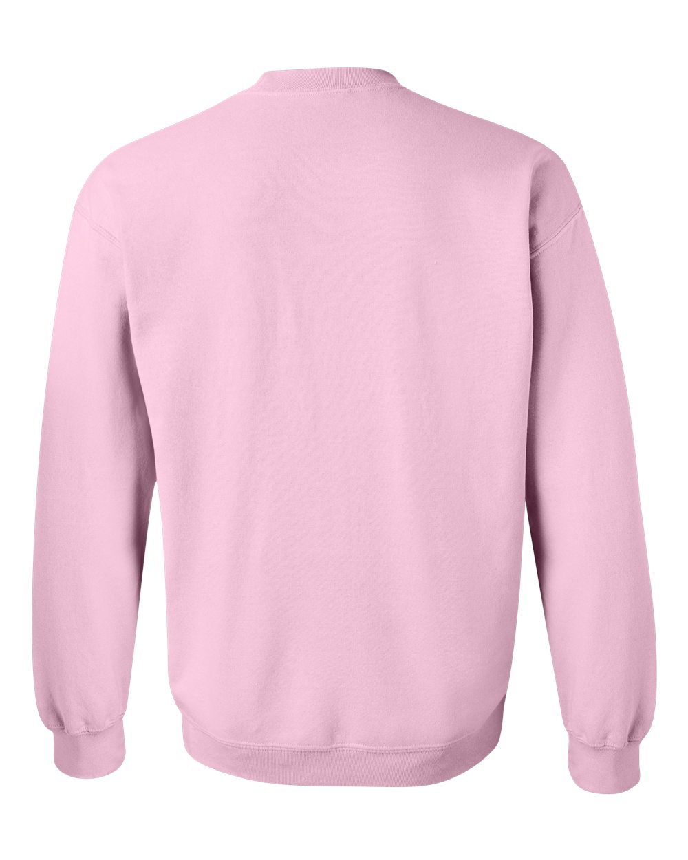 Gildan 18000 Unisex Heavy Blend™ Crewneck Sweatshirt - Light Pink - Back View