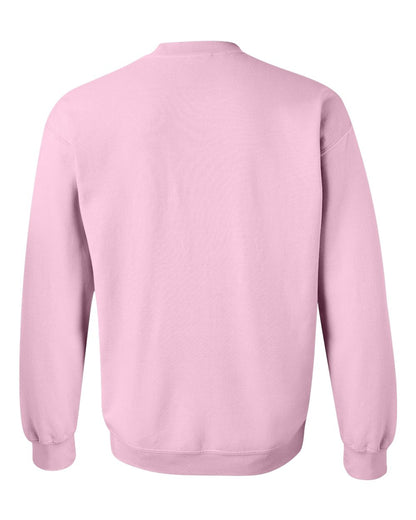 Gildan 18000 Unisex Heavy Blend™ Crewneck Sweatshirt - Light Pink - Back View