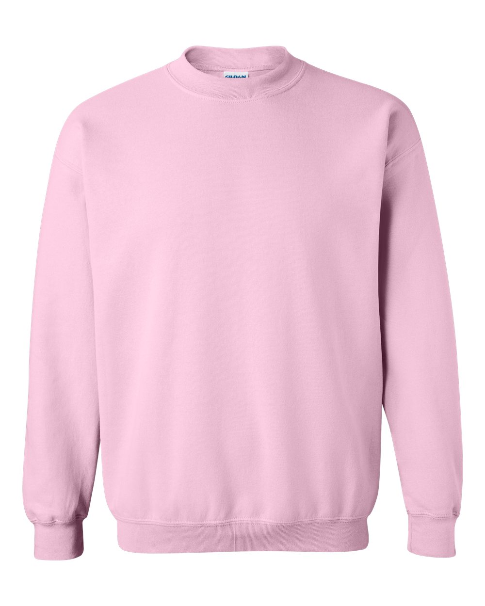 Gildan 18000 Unisex Heavy Blend™ Crewneck Sweatshirt - Light Pink - Front View