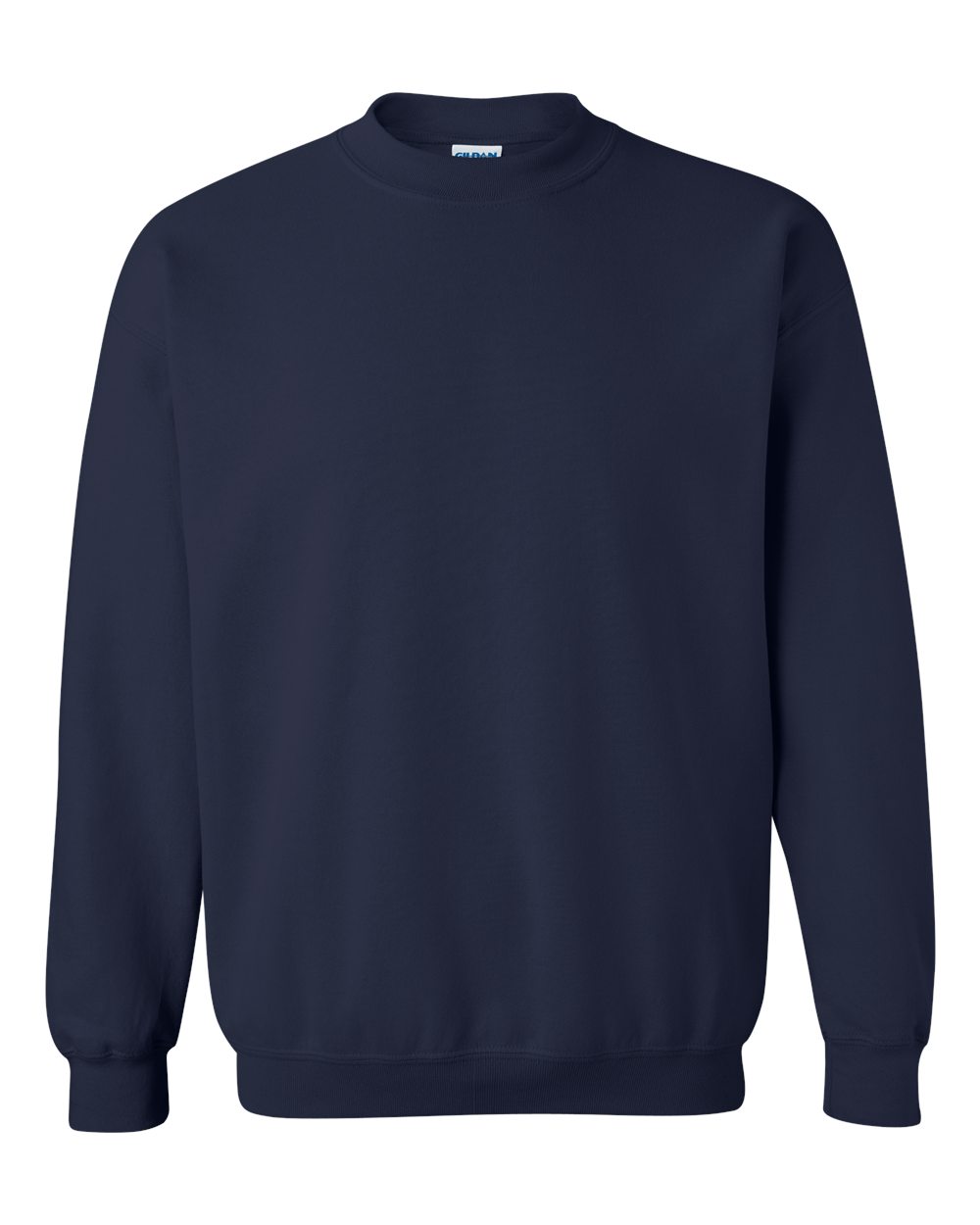Gildan 18000 Unisex Heavy Blend™ Crewneck Sweatshirt - Navy - Front View