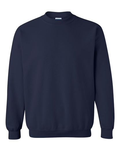 Gildan 18000 Unisex Heavy Blend™ Crewneck Sweatshirt - Navy - Front View