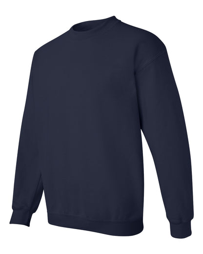 Gildan 18000 Unisex Heavy Blend™ Crewneck Sweatshirt - Navy - Side View