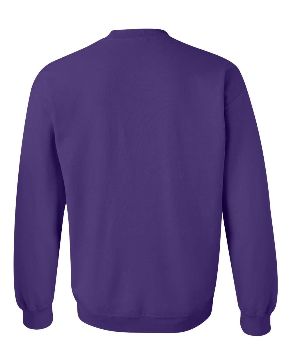 Gildan 18000 Unisex Heavy Blend™ Crewneck Sweatshirt - Purple - Back View
