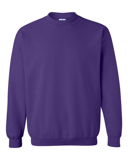 Gildan 18000 Unisex Heavy Blend™ Crewneck Sweatshirt - Purple - Front View