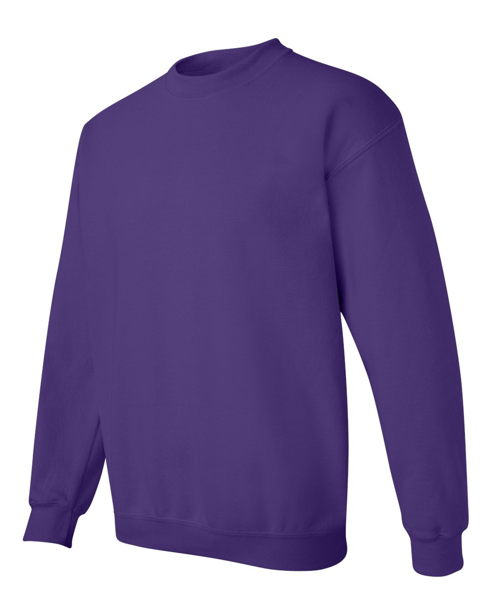 Gildan 18000 Unisex Heavy Blend™ Crewneck Sweatshirt - Purple - Side View