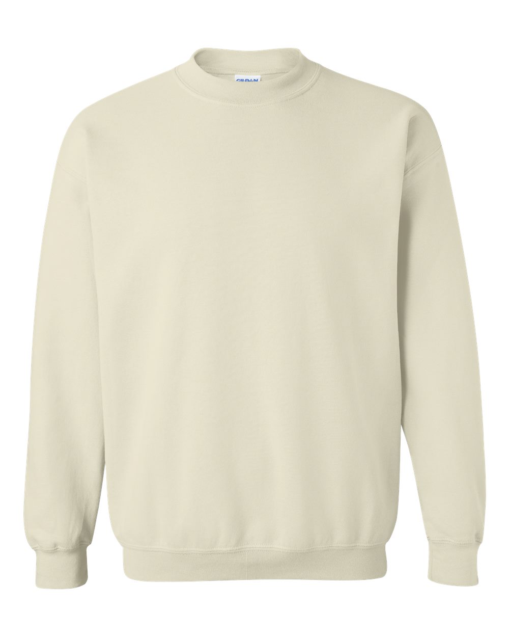 Gildan 18000 Unisex Heavy Blend™ Crewneck Sweatshirt - Sand - Front View
