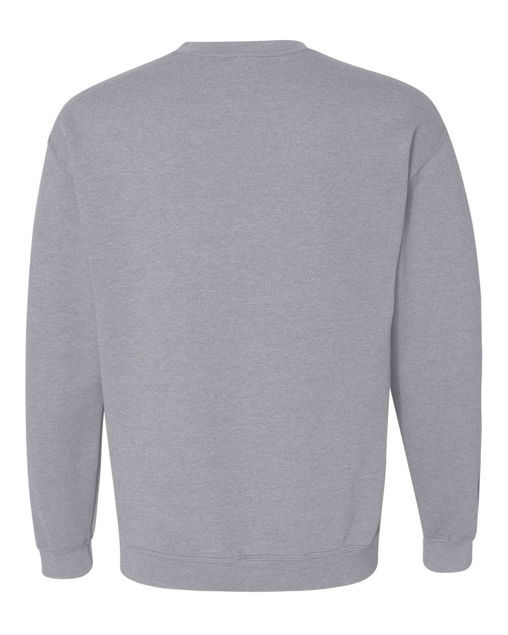 Gildan 18000 Unisex Heavy Blend™ Crewneck Sweatshirt - Sport Grey - Back View