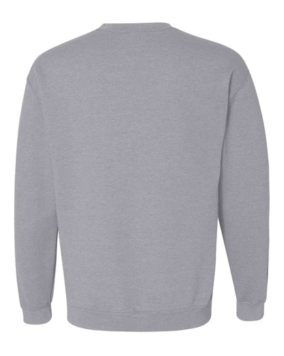 Gildan 18000 Unisex Heavy Blend™ Crewneck Sweatshirt - Sport Grey - Back View