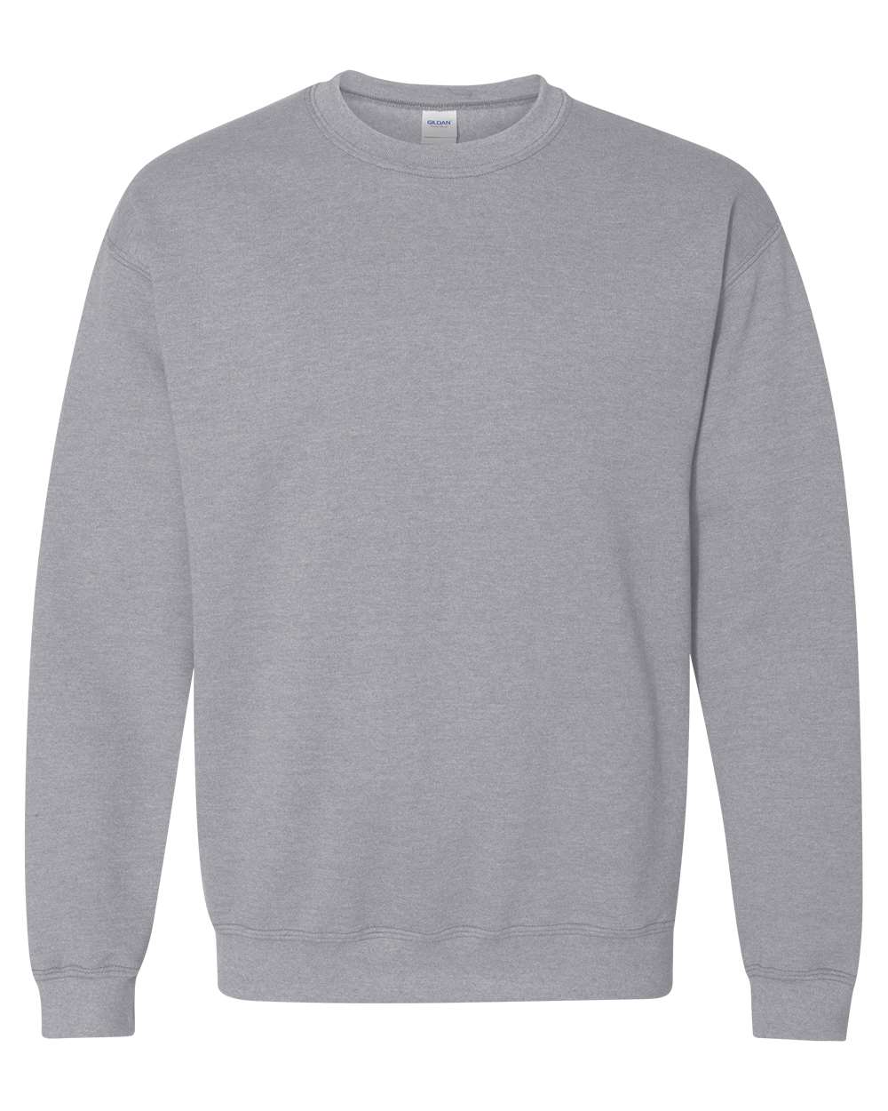 Gildan 18000 Unisex Heavy Blend™ Crewneck Sweatshirt - Sport Grey - Front View