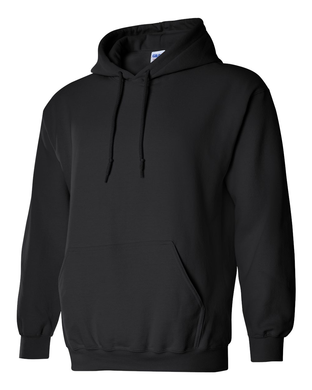 Gildan 18500 Unisex Heavy Blend™ Hooded Sweatshirt - Black - Side View