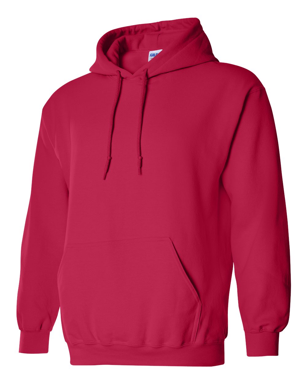 Gildan 18500 Unisex Heavy Blend™ Hooded Sweatshirt - Cherry Red - Side View