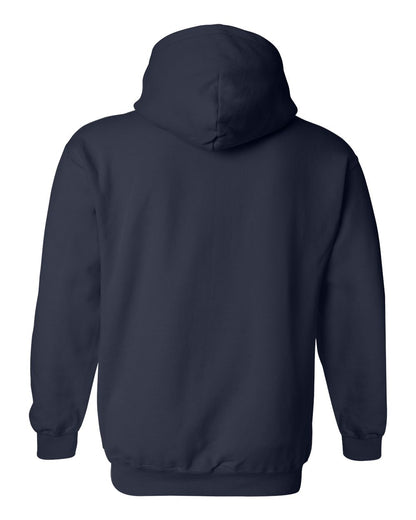 Gildan 18500 Unisex Heavy Blend™ Hooded Sweatshirt - Navy - Back View