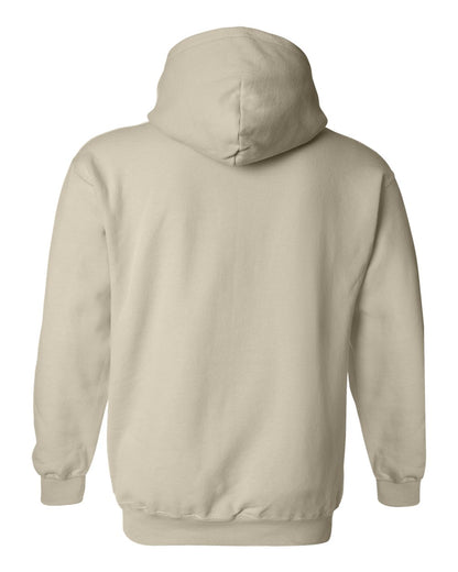 Gildan 18500 Unisex Heavy Blend™ Hooded Sweatshirt - Sand - Back View
