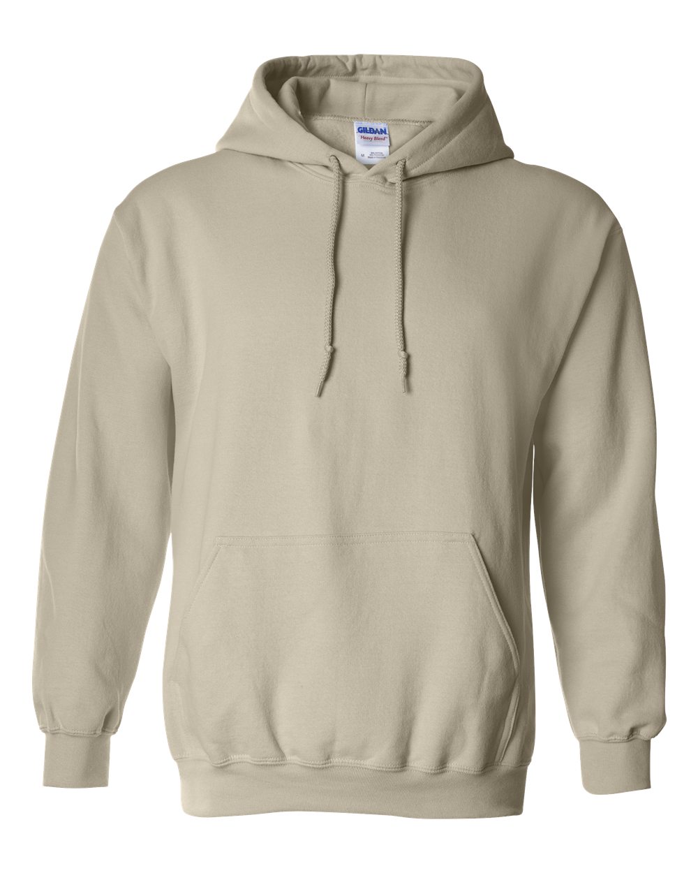Gildan 18500 Unisex Heavy Blend™ Hooded Sweatshirt - Sand - Front View