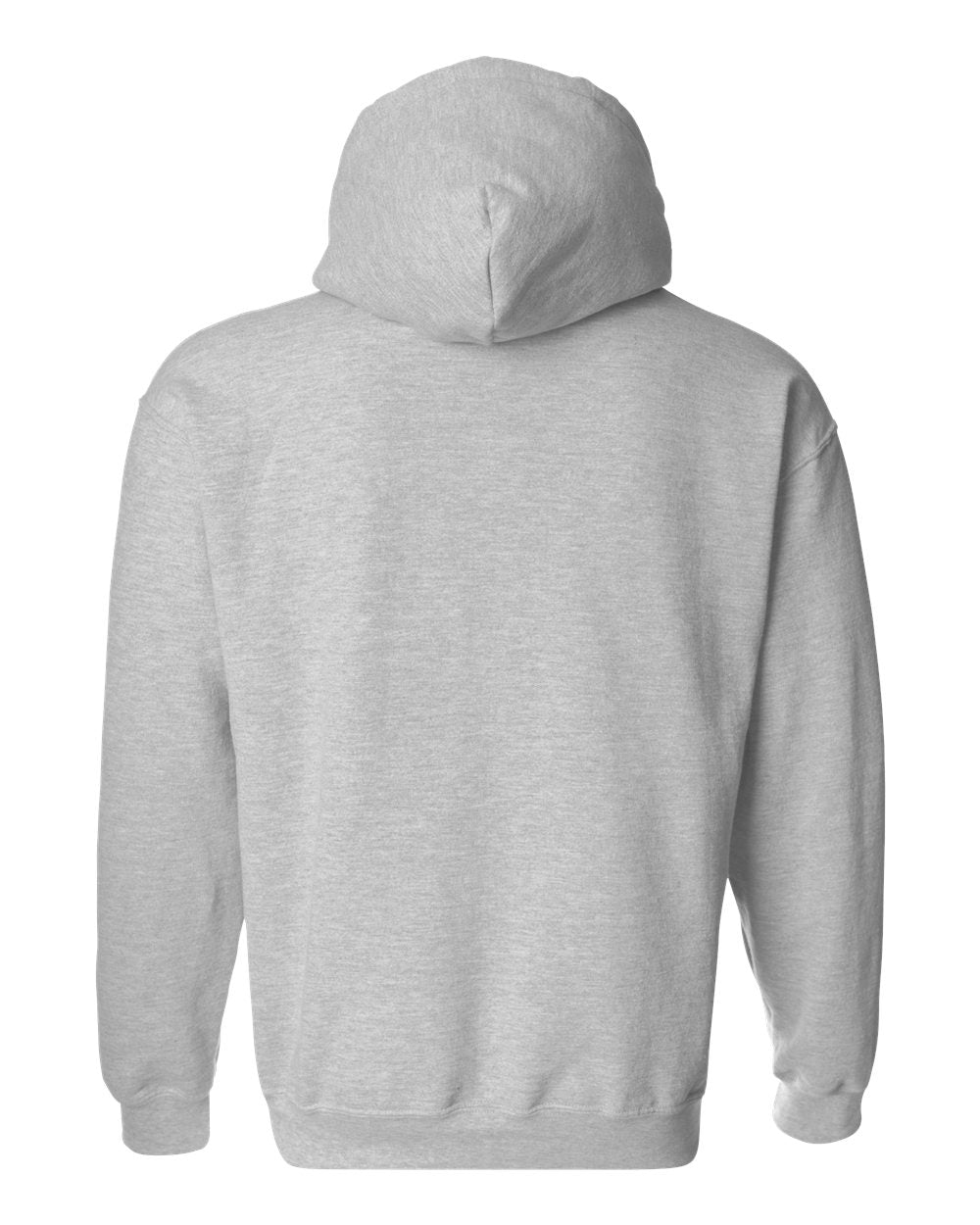 Gildan 18500 Unisex Heavy Blend™ Hooded Sweatshirt - Sport Grey - Back View