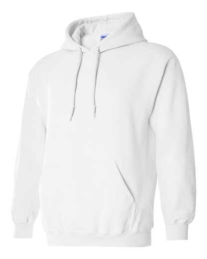 Gildan 18500 Unisex Heavy Blend™ Hooded Sweatshirt - White - Side View